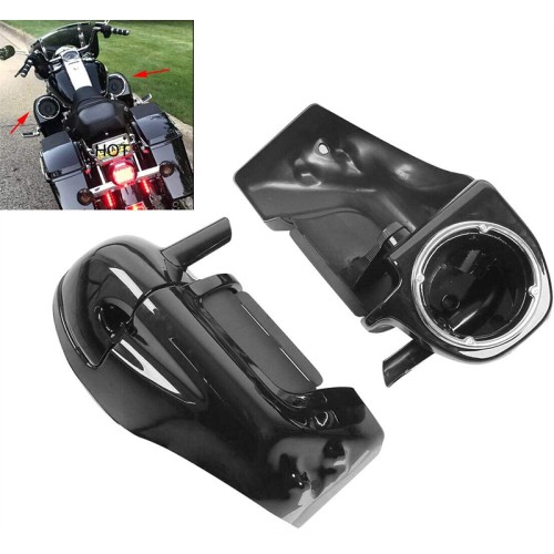 RP8850-1005B Motorcycle Lower Vented Leg Fairings with 6.5" Speaker Pods For Harley Electra Glide,Street Glide,Ultra Limited Models 1983-2013