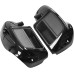 RP8850-1006B Motorcycle Lower Vented Leg Fairings with 6.5" Speaker Pods(No Speaker) No Metal Grilles For Harley Air-Cooled Touring (except '18-later FLTRXSE models) 2014-Later