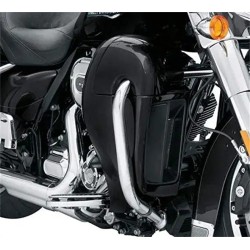 RP8850-1006B Motorcycle Lower Vented Leg Fairings with 6.5" Speaker Pods(No Speaker) No Metal Grilles For Harley Air-Cooled Touring (except '18-later FLTRXSE models) 2014-Later