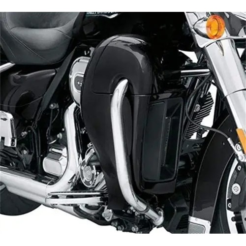 RP8850-1006B Motorcycle Lower Vented Leg Fairings with 6.5" Speaker Pods(No Speaker) No Metal Grilles For Harley Air-Cooled Touring (except '18-later FLTRXSE models) 2014-Later