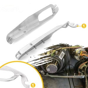RP8860-1003S Motorcycle Heavy Duty Inner Front Batwing Fairing Support Brackets For Harley Touring 1993-2013