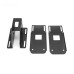 RP8860-1006B Motorcycle Up To 2" Adjustable Front Fairing Support Mount Bracket Steel For Harley-Davidson Road Glide 1998-2013