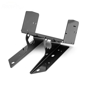 RP8860-1008B Motorcycle Front Fairing Radio Caddy Mount Bracket Compatible For Harley-Davidson Road Glide 1998-2013