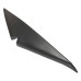 RP8870-1012B Headlamp Eyebrow Eyelid Sticker Decoration Headlight Upper Tip Cover Visor Accent Cover For Harley Road Glide 2015-2024