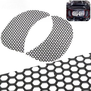 RP8870-1015 Motorcycle Fairing Mesh Grill Side Vent Screen Fit For Harley Road Glide 2015-2024 FLTRT Models 2023-Later (except '23-later FLTRXSE, '24 FLTRX and FLTRXSTSE)