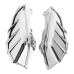 RP8880-1008 Black Mid-Frame Air Deflectors Trims For Harley Touring Electra Glide Street Glide and Trike models 2009-2016
