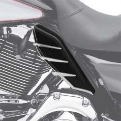 RP8880-1008 Black Mid-Frame Air Deflectors Trims For Harley Touring Electra Glide Street Glide and Trike models 2009-2016