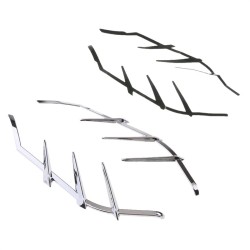 RP8880-1010C Chrome Mid-Frame Air Deflector Trims For Harley Touring Electra Glide Street Glide and Trike models 2009-2016