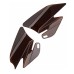RP8880-1015 Black Saddle Shield Heat Deflector For Harley Touring Electra Glide Street Glide and Trike models 1997-2008