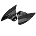 RP8880-1017 Black Saddle Shield Heat Deflector For Harley Touring Electra Glide Street Glide and Trike models 2009-2019