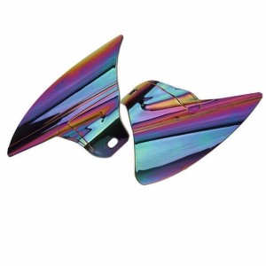 RP8880-1017 Black Saddle Shield Heat Deflector For Harley Touring Electra Glide Street Glide and Trike models 2009-2019