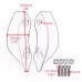 RP8880-1021 OEM Side Wings Air Deflectors  For Harley Road Glide 2015-2023