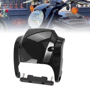 RP8840-1045B Motorcycle Headlight Fairing Cover Short Front Headlamp Mask For Harley V-Rod Night Rod Muscle 2001-2011