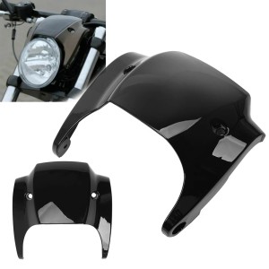 RP8840-1046B Motorcycle Headlight Fairing Cover Short Front Headlamp Mask For Harley V-Rod Night Rod Muscle 2012-2017