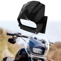 RP8840-1047B Motorcycle Headlight Fairing Cover ABS Plastic Front Headlamp Windscreen For Harley Softail Fat Bob 114 FXFBS 2018-Later