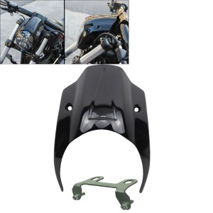 RP8840-1049B Motorcycle Headlight Fairing Cover ABS Plastic Front Headlamp Windscreen For Harley Softail Fat Bob FXFB 2018-2019 Softail Fat Bob 114 FXFBS 2018-Later
