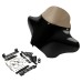 RP8840-1050 Motorcycle Batwing Fairing Windshield For Harley Dyna FLD 2012-2016