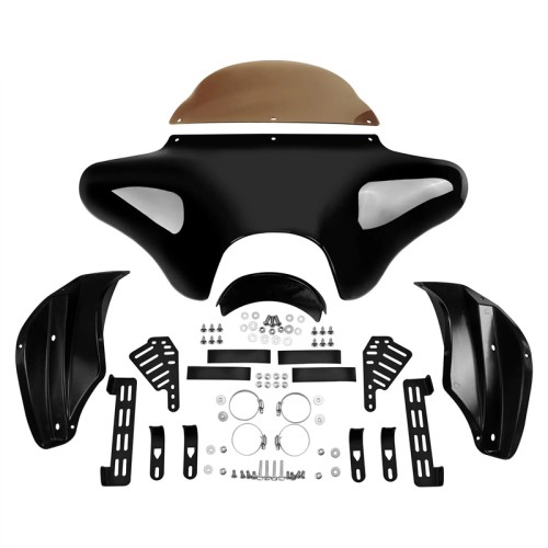 RP8840-1050 Motorcycle Batwing Fairing Windshield For Harley Dyna FLD 2012-2016