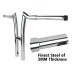 RP9910-1018 Motorcycle 14" Rise 1-1/4" Fat T-Bar Handlebar For Harley Davidson Sportster XL Softail Dyna Fat Boy FLST FXST