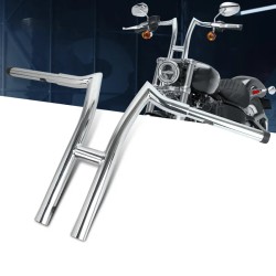 RP9910-1018 Motorcycle 14" Rise 1-1/4" Fat T-Bar Handlebar For Harley Davidson Sportster XL Softail Dyna Fat Boy FLST FXST