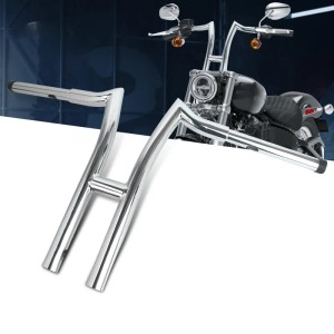 RP9910-1018 Motorcycle 14" Rise 1-1/4" Fat T-Bar Handlebar For Harley Davidson Sportster XL Softail Dyna Fat Boy FLST FXST