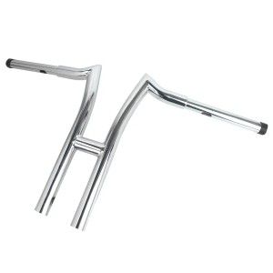 RP9910-1020 Motorcycle 10" Rise 1-1/4" Fat T-Bar Handlebar For Harley Davidson Sportster XL Softail Dyna Fat Boy FLST FXST