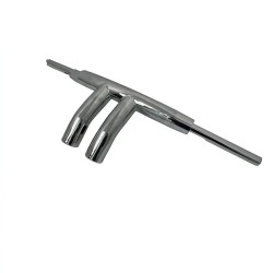 RP9910-1022 Motorcycle T bar 2" Dia Rise:6" For Harley Softail Fat boy Fat bob Low Rider Dayna XL883 XL1200 (Single hydraulic pump)