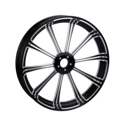 RP0210-2039B Motorcycle 18" x 3.5" Front Wheel Rim Hubs Without Disc Brake Hub Flange for Harley Davidson Sportster Dyna