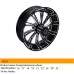 RP0210-2080B Motorcycle 30" x 3.5" Front Wheel Rim Hubs Without Disc Brake Hub Flange for Harley Touring 2008-later