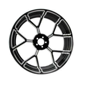RP0210-2194B Motorcycle 16" x 3.5" Front Wheel Rim Hubs Without Disc Brake Hub Flange for Harley Davidson Sportster Dyna