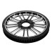 RP0270-1002BS Motorcycle 68T 1" Rear Wheel Belt Pulley Sprocket For Harley Touring ROAD KING Street Glide ROAD GLIDE 2009-Later