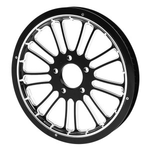 RP0270-1002BS Motorcycle 68T 1" Rear Wheel Belt Pulley Sprocket For Harley Touring ROAD KING Street Glide ROAD GLIDE 2009-Later