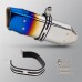 RP0520-1052 51mm Universal Motorcycle Exhaust Tip Motocross Escape Moto Muffler Racing Pipe