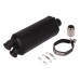 RP0520-1053  Universal 51mm L:430mm Universal Motorcycle Exhaust Muffler Escape Demper Pipe Double Hole