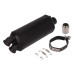 RP0520-1053  Universal 51mm L:430mm Universal Motorcycle Exhaust Muffler Escape Demper Pipe Double Hole