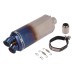 RP0520-1053  Universal 51mm L:430mm Universal Motorcycle Exhaust Muffler Escape Demper Pipe Double Hole
