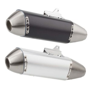 RP0520-1055 Universal 51mm Motorcycle Exhaust Pipe Muffler