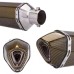 RP0520-1056 Universal 51mm Motorbike Exhaust Muffler