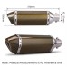 RP0520-1056 Universal 51mm Motorbike Exhaust Muffler