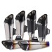 RP0520-1058 51mm Universal motorcycle Exhaust Double Hole Muffler For 51mm