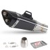 RP0520-1058 51mm Universal motorcycle Exhaust Double Hole Muffler For 51mm