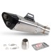 RP0520-1058 51mm Universal motorcycle Exhaust Double Hole Muffler For 51mm