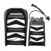 RP0940-3018B Motorcycle Front Fairing Spoiler Kit with DRL For Harley-Davidson Softail Models 2018-later(except FXDRS)