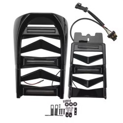 RP0940-3018B Motorcycle Front Fairing Spoiler Kit with DRL For Harley-Davidson Softail Models 2018-later(except FXDRS) RP0940-3018B Motorcycle Front Fairing Spoiler Kit with DRL For Harley-Davidson Softail Models 2018-later(except FXDRS)