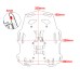 RP5520-3038B Motorcycle Pillion Seat Luggage Rack For BMW R1300GS 2024-Later