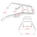 RP5520-3039B Motorcycle Luggage Rear Rack For BMW R1300GS 2024-Later