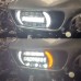 RP6611-1001B Motorcycle Projection Headlight DRL Turn Signal Lights With DOT Approved For Harley Road Glide 2015-2024 Harley Road Glide 3 FLTRT Trike Models 2023-Later (except '23-later FLTRXSE, '24 FLTRX and FLTRXSTSE)