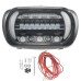 RP6611-1004B LED Motorcycle Projector Headlight Hi-Low BeamTurn Signal Headlamp Assembly Daytime Running Lamp with DOT For Harley Road Glide 2004-2013