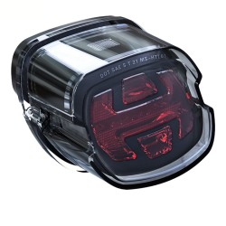 RP6630-4030K Motorcycle Smoke LED Brake Tail Light For Harley Touring Electra Glide 1991-2010 (except 2005 FLHTCSE, 2009 FLHT Standard) Harley Touring Electra Glide Standard 1999-2009