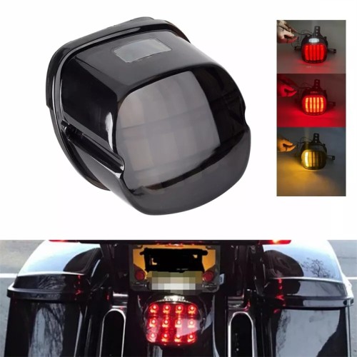 RP6630-4031K Motorcycle LED Rear Running Brake Stop Lamp Turn Signal Integrated Tail Light For Harley Touring Electra Glide 1991-2010 (except 2005 FLHTCSE, 2009 FLHT Standard)